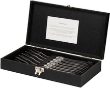 Cubiertos para steak Blackwell Laguiole - Cuchillos y tenedores para steak - Madera de pakka - 12 unidades