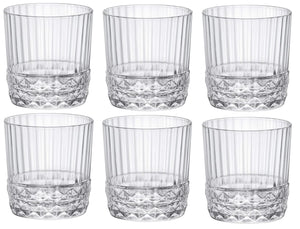 Copas de cóctel / vasos de whisky / vasos de agua Bormioli Rocco America 20's - 380 ml - 6 unidades