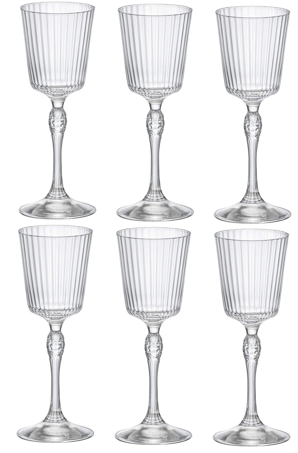 Copas de licor Bormioli Rocco America 20's 80 ml - 6 unidades