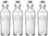 Bormioli Rocco Botellas con cierre / Botellas Weck Officina 1825 - Transparente - 1.2 litros - 4 unidades