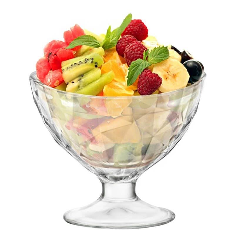 Copas de helado Bormioli Rocco - Copas para sorbete - Diamond - 360 ml - 6 piezas