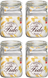 Bormioli Rocco Tarros Weck Fido 11 x 11 cm / 1 litro - 4 unidades