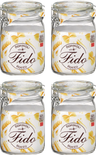Bormioli Rocco Tarros Weck Fido 11 x 11 cm / 1 litro - 4 unidades