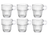 Tazas de café con asa Bormioli Rocco - apilables - Barshine 185 ml - 6 unidades