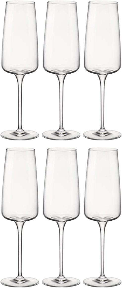 Copas de champán Bormioli Rocco - Flutes - Nexo - 240 ml - 6 piezas