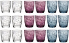 Bormioli Rocco Set de vasos - Vasos de agua - Tumblers - Diamond 300 ml - 18 Piezas