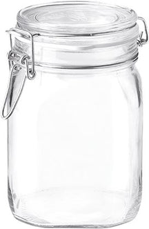 Tarros Weck Bormioli Rocco Fido 11 x 11 cm / 1 litro - 6 unidades