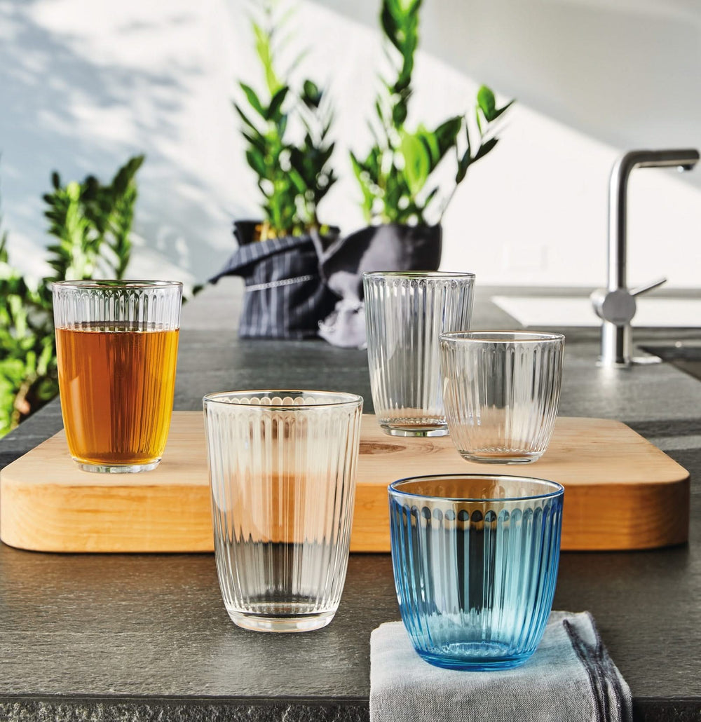 Vasos de agua Bormioli Rocco Line Azul - 290 ml - 6 unidades
