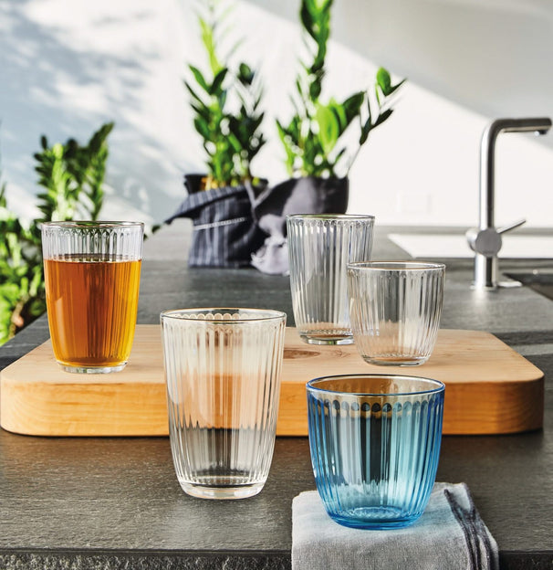 Vasos de agua Bormioli Rocco Line Azul - 290 ml - 6 unidades