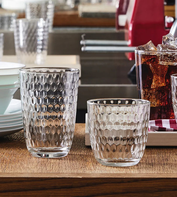 Vasos de agua Bormioli Rocco Slot - Transparente - 290 ml - 6 piezas