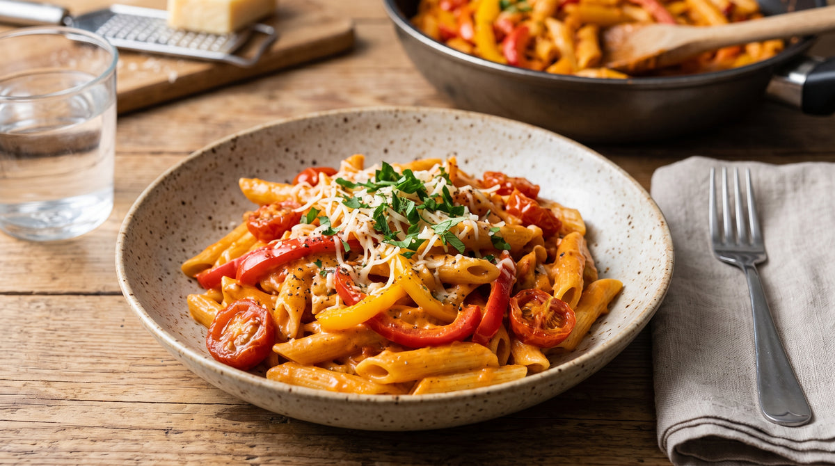 Un plato de pasta económico que sabe como si hubieras pasado horas preparándolo