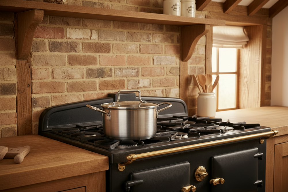 Cookinglife Olla Essential Steel acero inoxidable Ø 16 cm - 1.3 litros - apta para todas las fuentes de calor