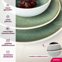 Cookinglife Platos de cena Belize ø 25 cm - 6 unidades
