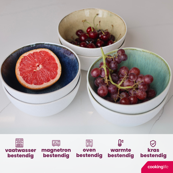 Cookinglife Cuencos para sopa / Cuencos Belize ø 15 cm - 6 unidades