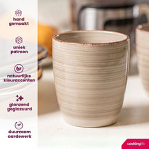 Tazas de café / tazas Senseo Cookinglife Delice gris 180 ml - 6 unidades
