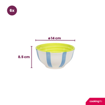 Cookinglife Cuencos para sopa / Cuencos Summer Vibes ø 14 cm - 6 unidades