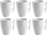 BonBistro Tazas de cappuccino Yong Squito 300 ml - Blanco - 6 piezas