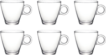 Vaso para capuchino Bormioli Rocco Easy Bar 220 ml - 6 unidades