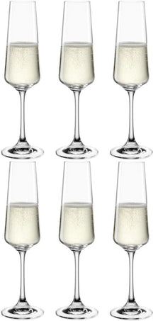 Copas de champán / Flutes Leonardo - Paladino - 220 ml - 6 piezas