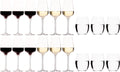 Set de copas de vino Chef & Sommelier Sublym (Copas de vino tinto & Copas de vino blanco & Copas de agua) - Set de 18 piezas - 6 copas de vino tinto, 6 copas de vino blanco y 6 copas de agua