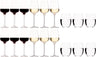 Set de copas de vino Chef & Sommelier Sublym (Copas de vino tinto & Copas de vino blanco & Copas de agua) - Set de 18 piezas - 6 copas de vino tinto, 6 copas de vino blanco y 6 copas de agua