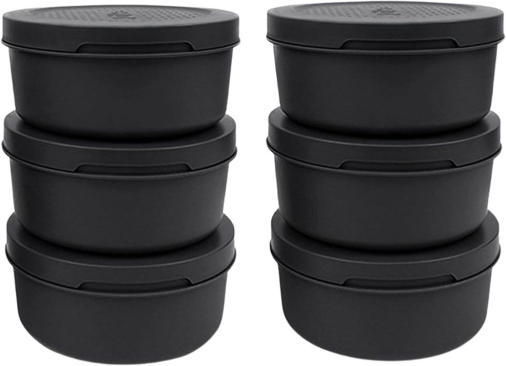 Caja para masa de pizza ZiiPa - ø 16 cm / 250 gramos - Negro - 6 unidades