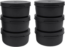 Caja para masa de pizza ZiiPa - ø 16 cm / 250 gramos - Negro - 6 unidades