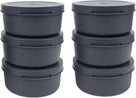 Caja para masa de pizza ZiiPa - ø 16 cm / 250 gramos - Pizarra - 6 unidades