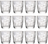 Bormioli Rocco Juego de vasos - Vasos de agua - Transparente - Diamond - 300 ml - 12 unidades