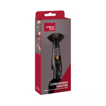 Vacu Vin sacacorchos Twister - Negro