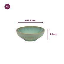 Cookinglife Tazones para sopa / tazones Aqua Maris ø 16.5 cm - 6 unidades