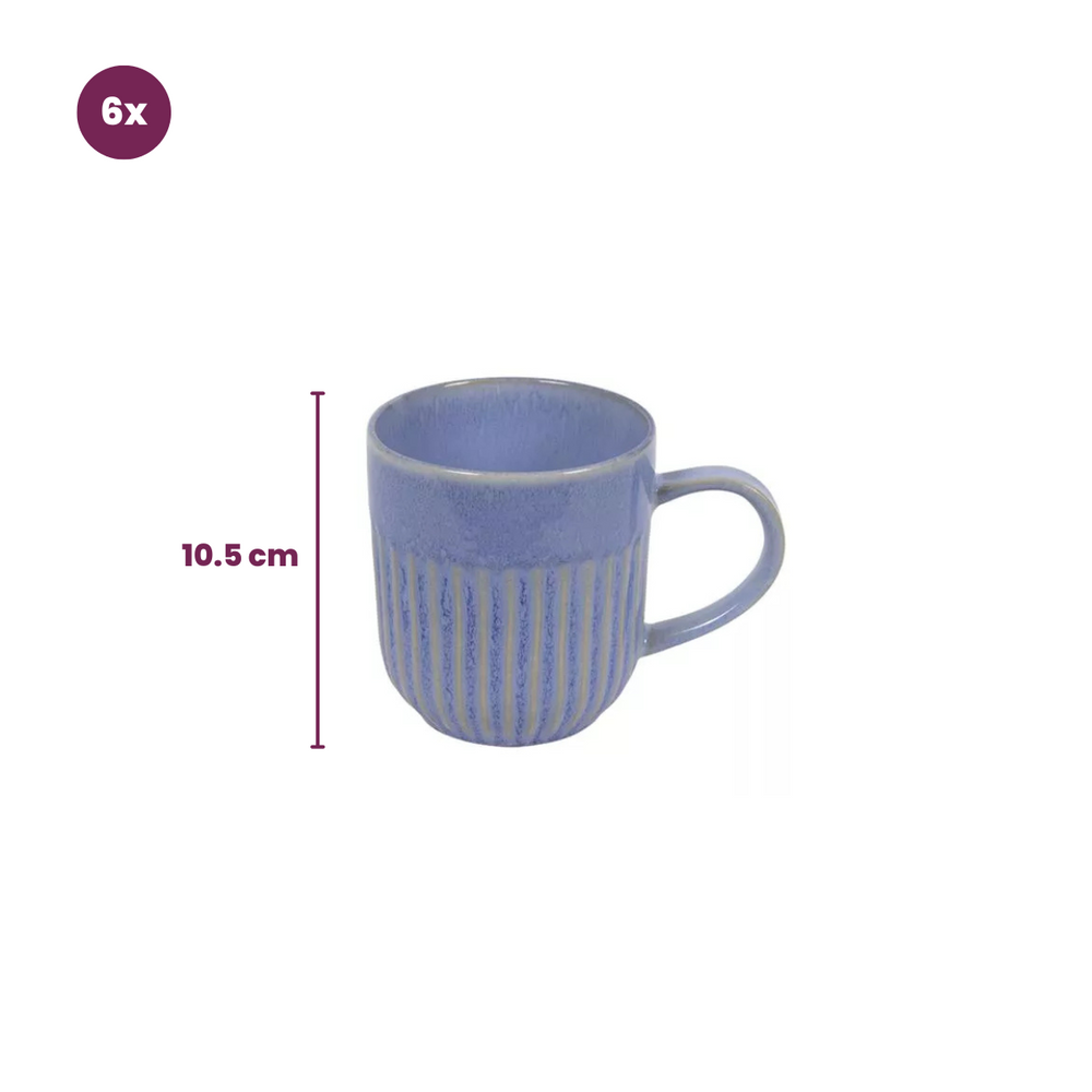Tazas Cookinglife Aqua Maris 400 ml - 6 unidades