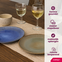 Platos de cena Cookinglife Aqua Maris ø 26 cm - 6 unidades
