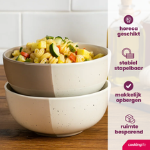 Cookinglife Tazones para sopa / tazones Barro ø 15 cm - 6 unidades