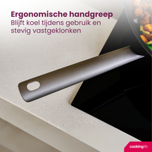 Cookinglife Wok ProForge ø 28 cm - apta para todas las fuentes de calor - revestimiento antiadherente cerámico