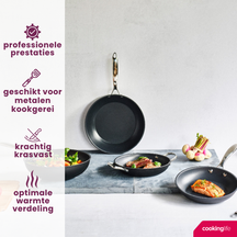 Sartén Cookinglife Revolt ø 28 cm - apta para todas las fuentes de calor - recubrimiento antiadherente cerámico