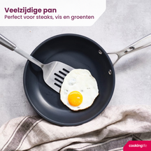 Sartén Cookinglife Revolt ø 24 cm - apta para todas las fuentes de calor - recubrimiento antiadherente cerámico