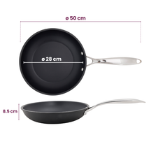 Sartén Cookinglife Revolt ø 28 cm - apta para todas las fuentes de calor - recubrimiento antiadherente cerámico