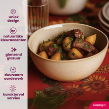 Cookinglife Tazones para sopa / tazones Sabi Beige ø 15 cm - 6 unidades