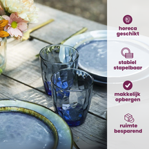 Platos de Cena Cosy & Trendy Laguna Blue Grey ø 27 cm - 4 Piezas