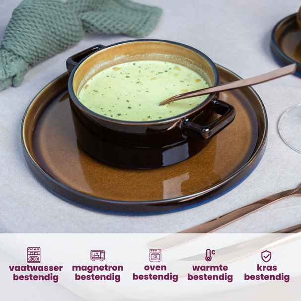 Tazones de Sopa / Cuencos - Quintana Green ø 13 cm / 450 ml - 4 Piezas
