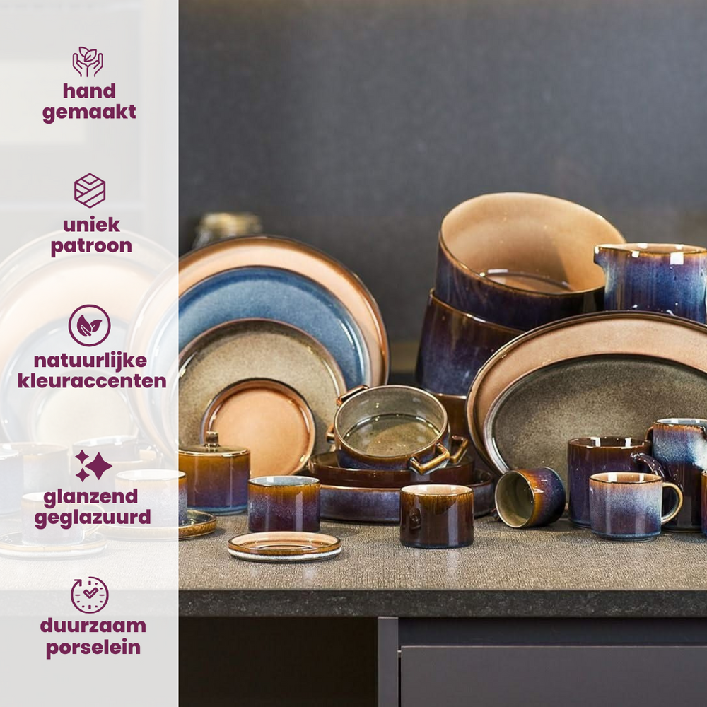 Tazones de Sopa / Cuencos - Quintana Blue ø 13 cm / 450 ml - 4 Piezas