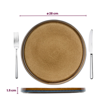 Platos de Cena Cosy & Trendy Quintana Amber ø 28 cm - 4 Piezas
