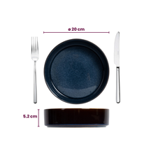 Platos Profundos / Platos para Pasta - Quintana Blue ø 20 cm / H 5.2 cm - 4 Piezas