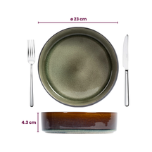 Platos Profundos / Platos para Pasta - Quintana Green ø 23 cm / H 4.3 cm - 4 Piezas