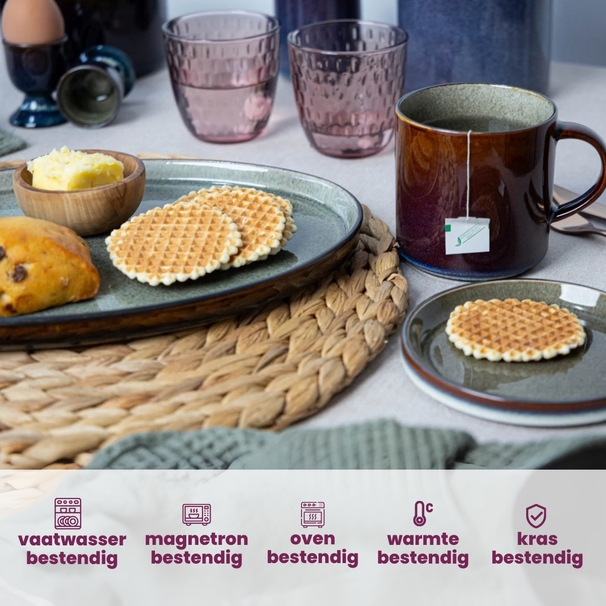 Tazas Cosy & Trendy Quintana Amber - 450 ml - 4 Piezas