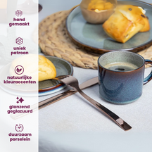 Tazas de Café / Tazas Senseo - Quintana Amber - 220 ml - 4 Piezas