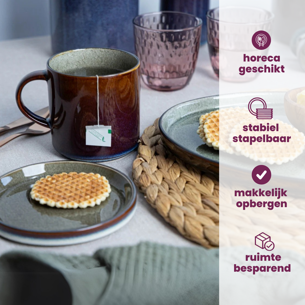 Tazas de Café / Tazas Senseo - Quintana Amber - 220 ml - 4 Piezas