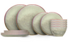 Juego de vajilla Cosy & Trendy Trentino 12 piezas / 4 personas - 4 platos de cena, 4 platos de desayuno y 4 cuencos de sopa