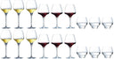 Set de copas de vino Chef & Sommelier Open Up (Copas de vino tinto & Copas de vino blanco & Copas de agua) - Set de 18 piezas - 6 copas de vino tinto, 6 copas de vino blanco y 6 copas de agua